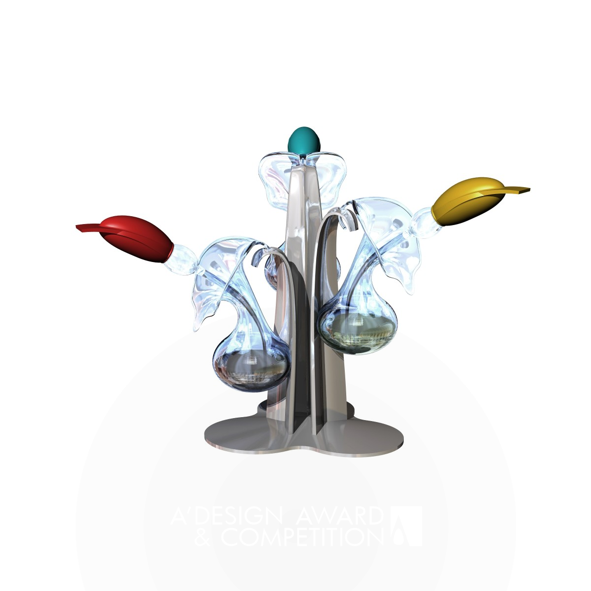 Iron Winner. Humming Bird Salad Dressing Set by Clive and Tina Bullivant