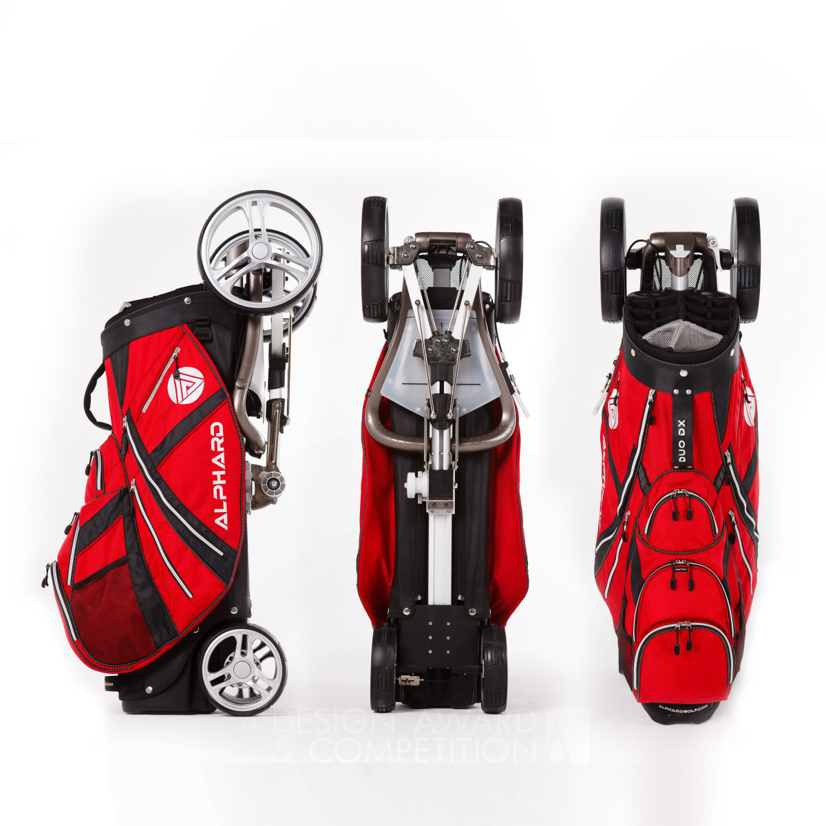 Alphard Duo Golf Cart Golf bag & push cart combination by Alex Tse