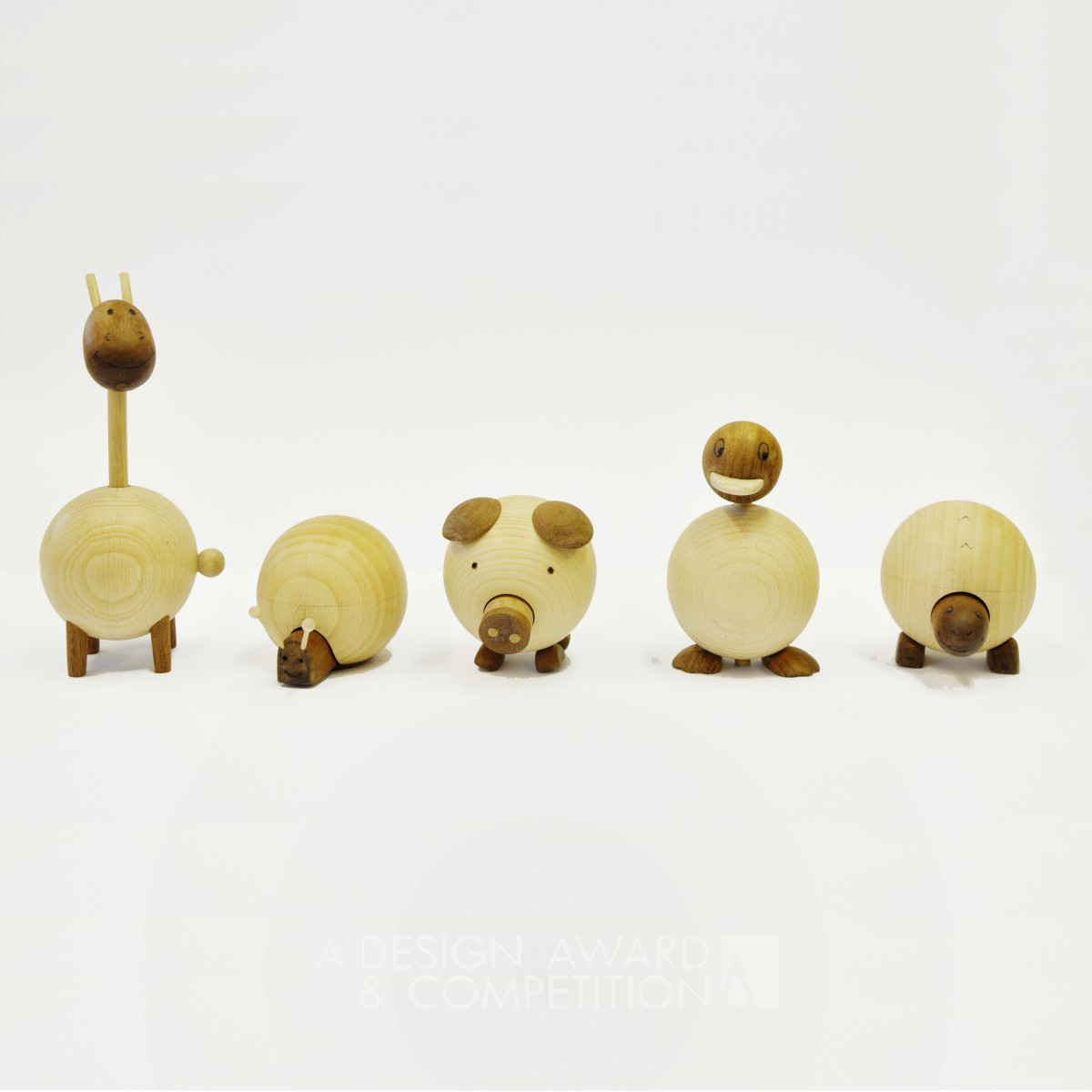 Movable wooden animals