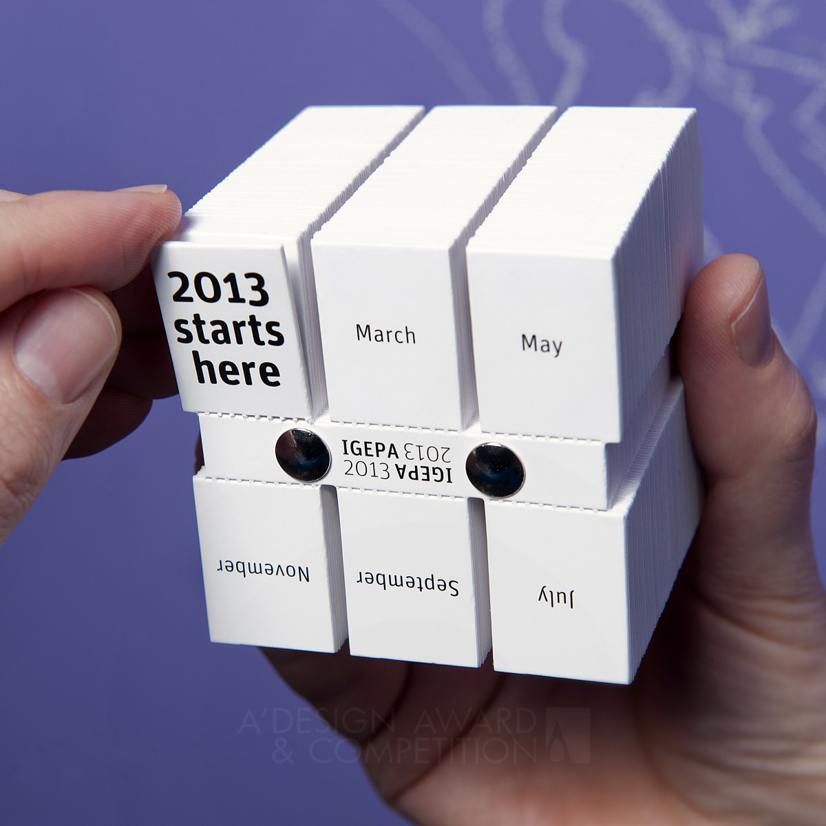 The Cube Calendar Calendar by Philip Stroomberg