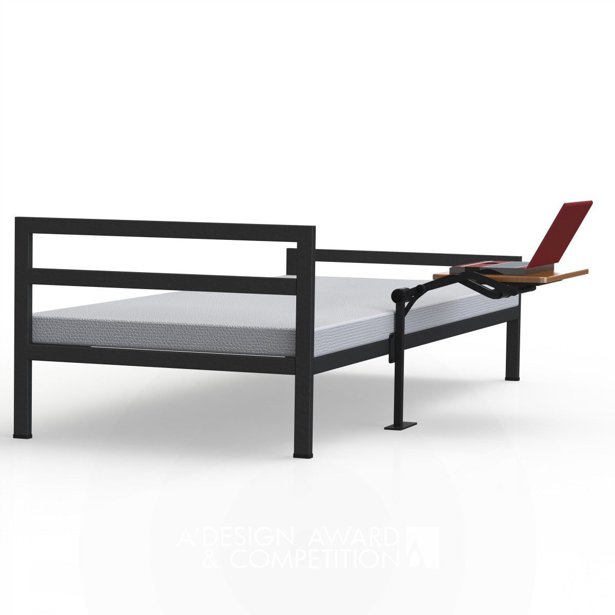 Ergo-table for bed Attachable Swing-away table by Ivan Paul B. Abanilla