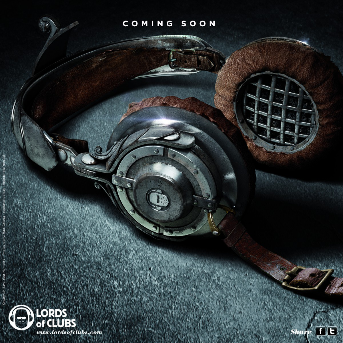 Medieval Headphones Teaser campaign by Diego Otero Rodríguez