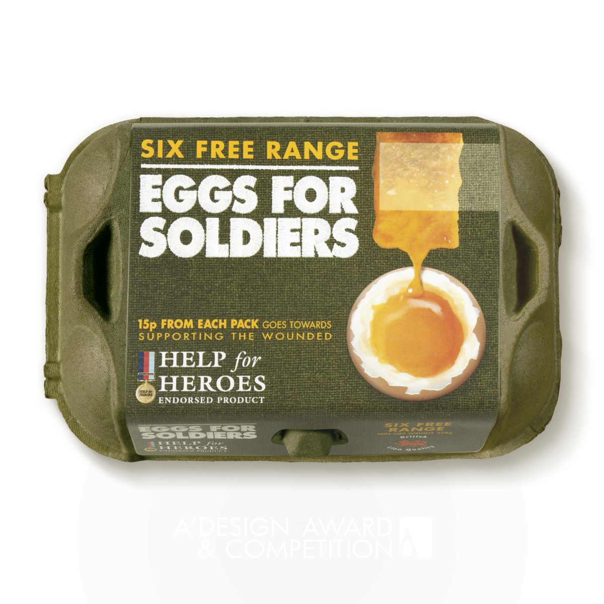 Eggs for Soldiers Free range eggs by Springetts Brand Design