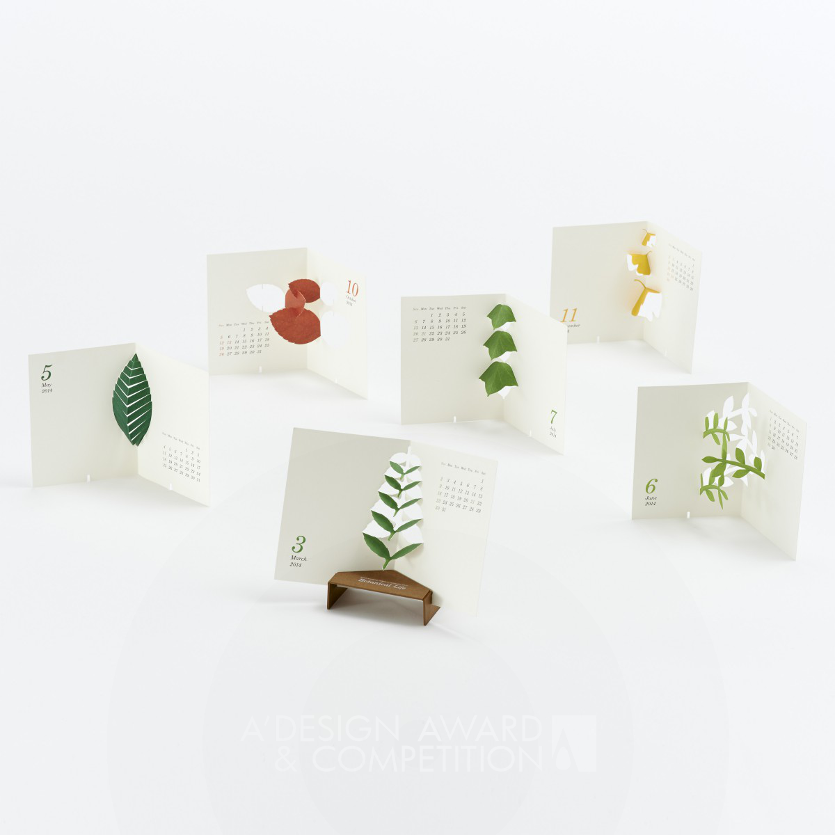 Calendar 2014 “Botanical Life” Calendar by Katsumi Tamura