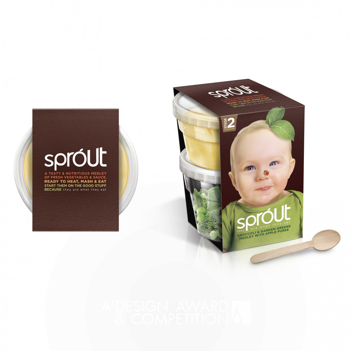 Sprout Baby food brand by Springetts Brand Design