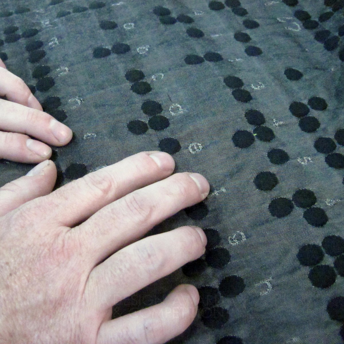 Textile Braille educational - teaching, tactile by Cristina Orozco Cuevas