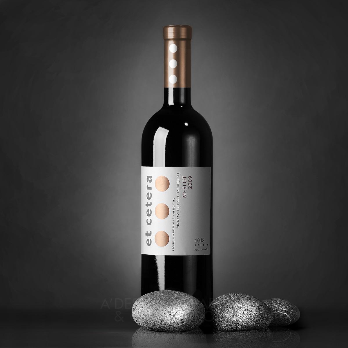 Et Cetera Merlot Exclusive quality wine by Valerii Sumilov Golden Packaging Design Award Winner 2014 