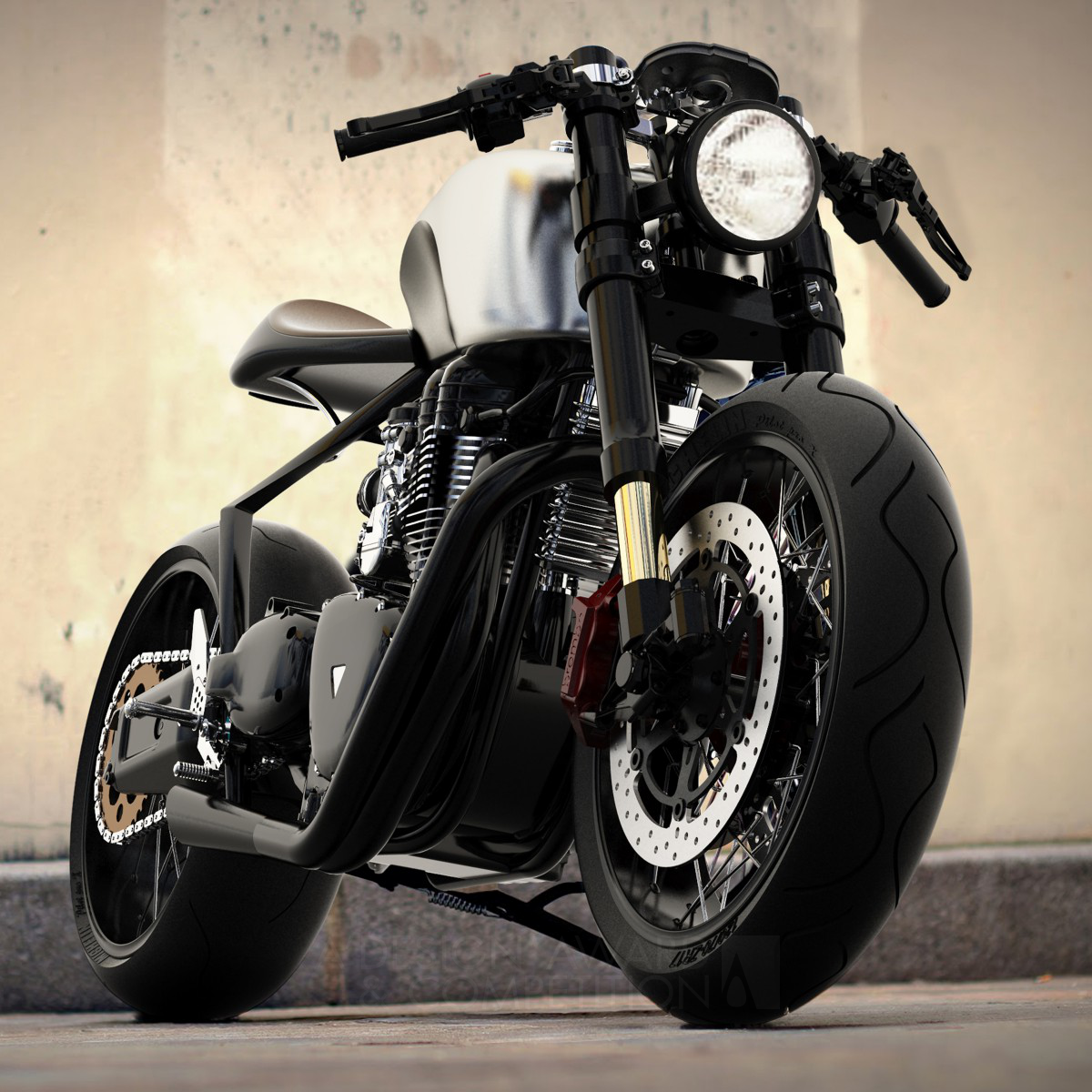 Black Shadow H-E Hydrogen-Electric Hybrid Motorcycle