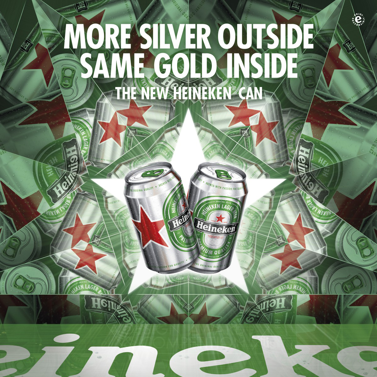 Kaleidoscope: The new Heineken Can Advertising Campaign by Peek Estelle