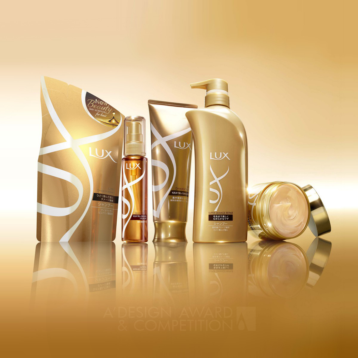 Lux re-launch in Japan <b>Haircare range