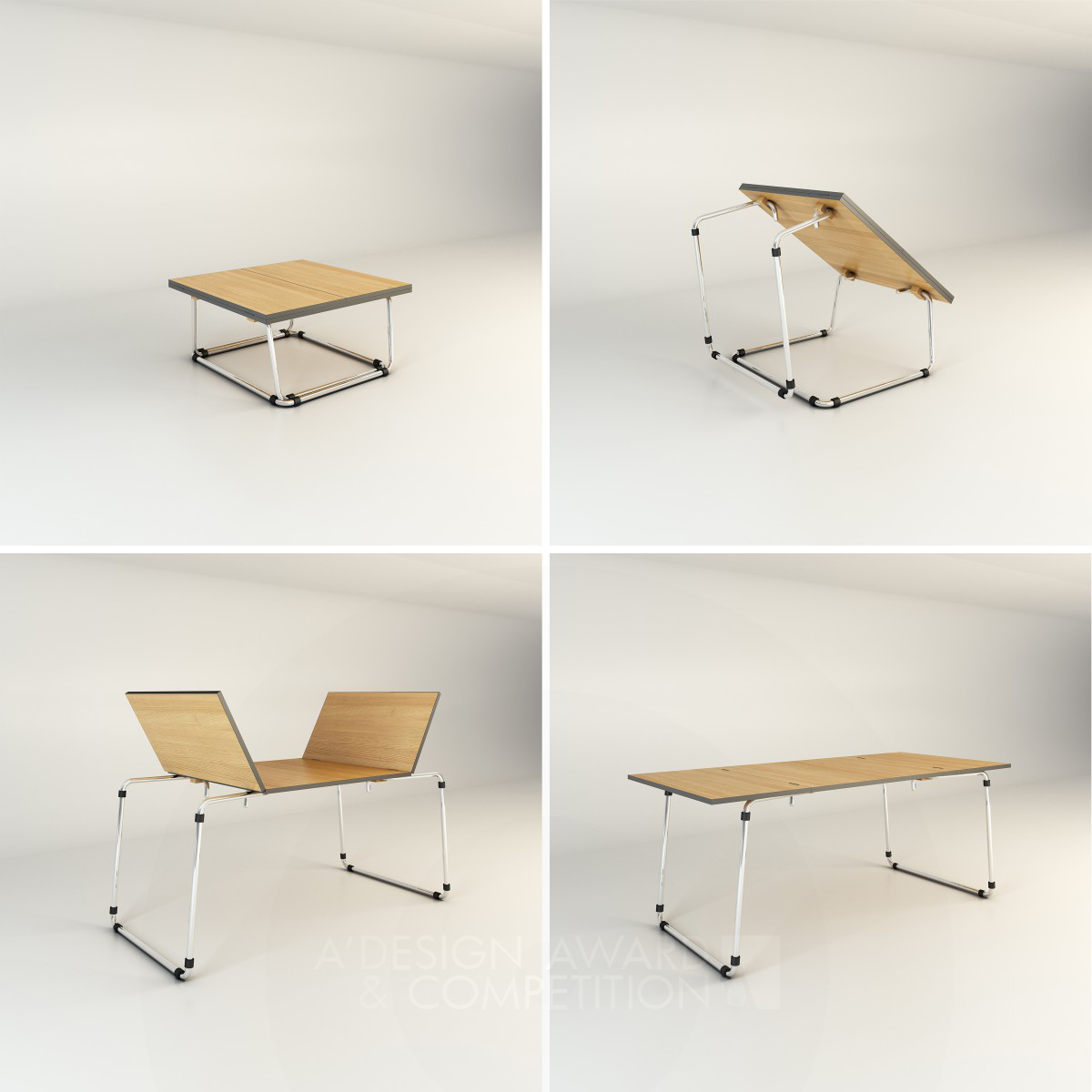 Air table Coffee table/dinning table by Claudio Sibille