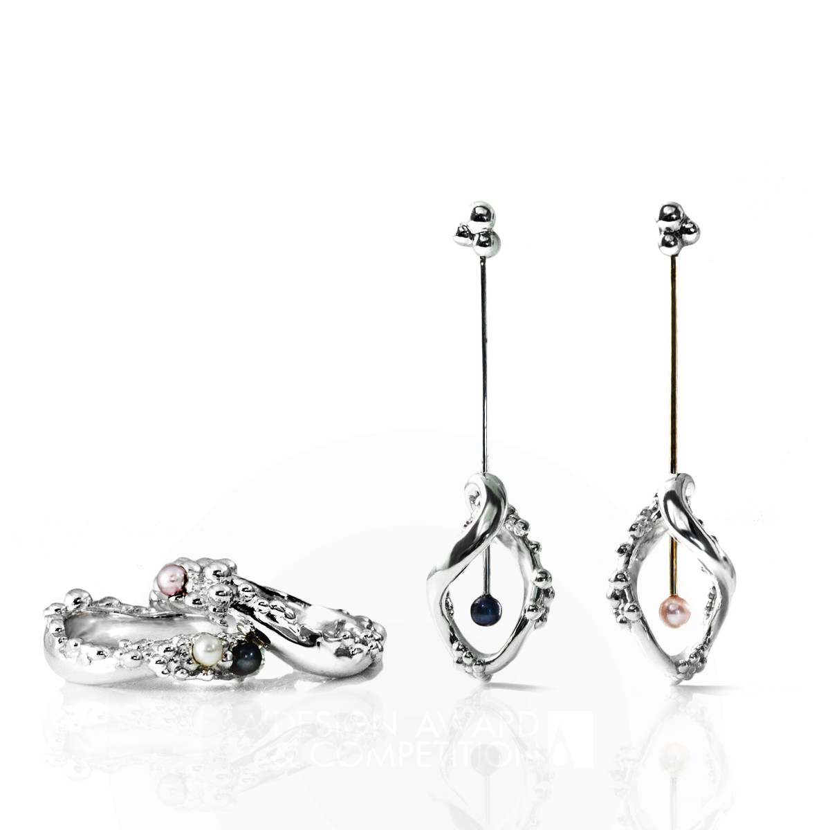 Droplet Collection <b>Ring and Earring