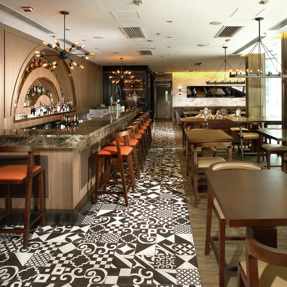 Liberty Exchange Bar and Restaurant by J. Candice Interior Architects