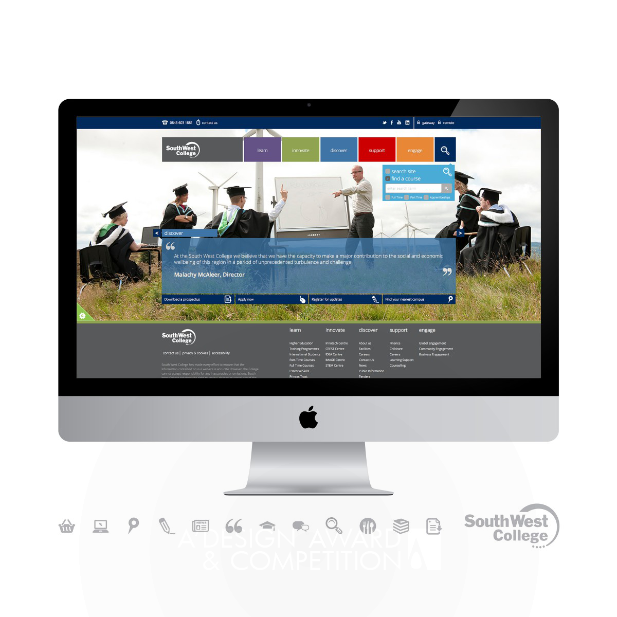 South West College E-learning Website by Creative Media