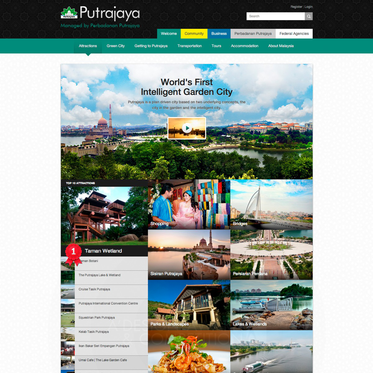 Perbadana Putrajaya Portal Website by World Wide Web Domination