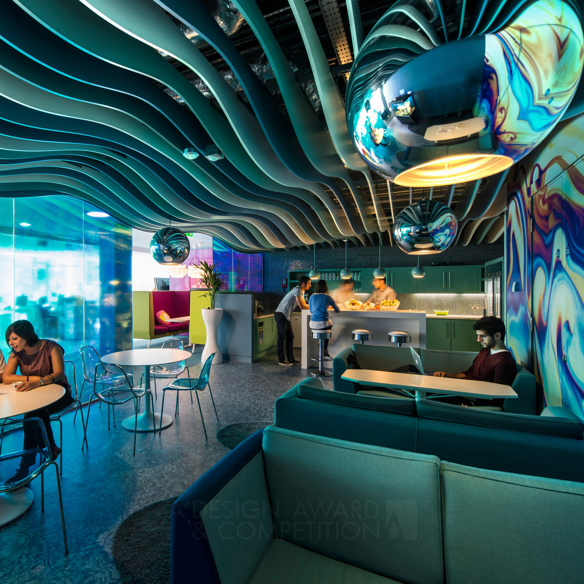 Google Campus Dublin Office Interior Design by Camenzind Evolution