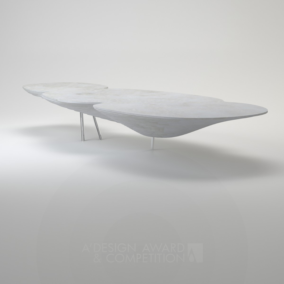 Curly  Table by Bean Buro