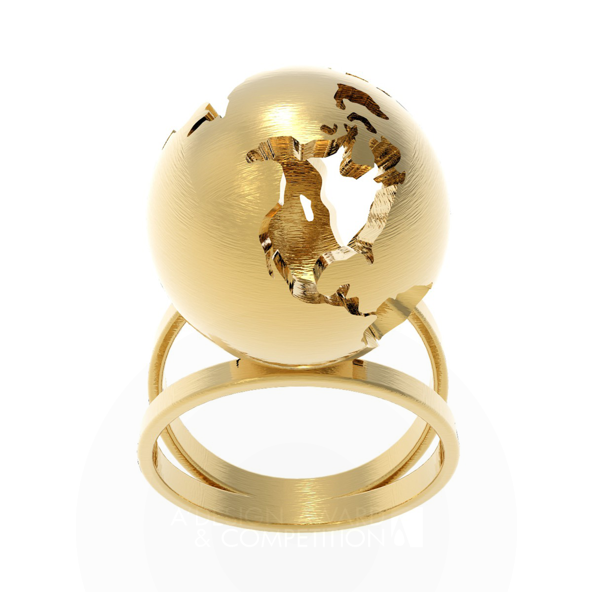 Globe Ring Ring  by Cristina Ramella