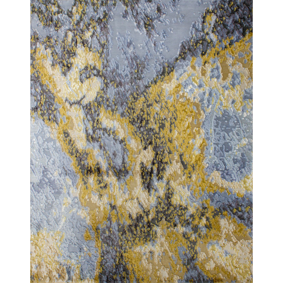 Reflections  Handknotted Rug by Karen Michelle Evans