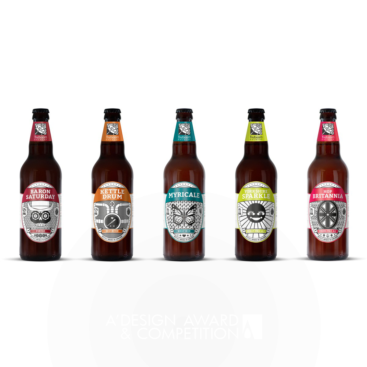 Treboom brewery beer Beer Packaging Design by United by Design