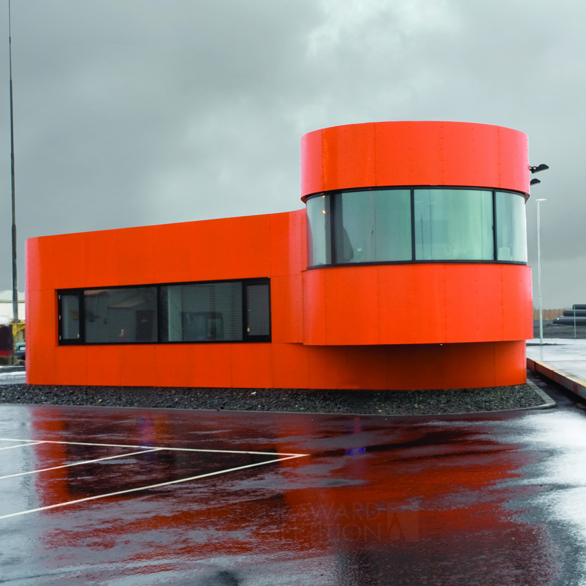Port Station For weighting fish by Yrki arkitektar