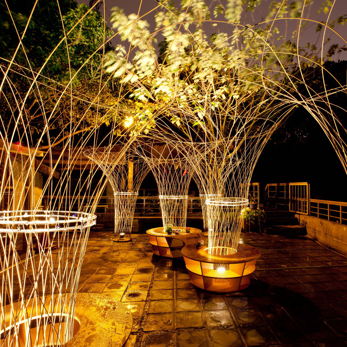 Lightscape Pavilion Art Installation by Daisuke Nagatomo and Minnie Jan