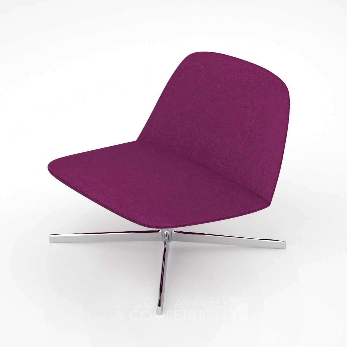 Bunny Swivel easy chair by Vincenzo Vinci