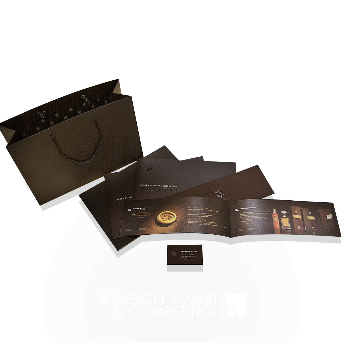 JOHNNIE WALKER signature blend Collateral materials by E-graphics communications