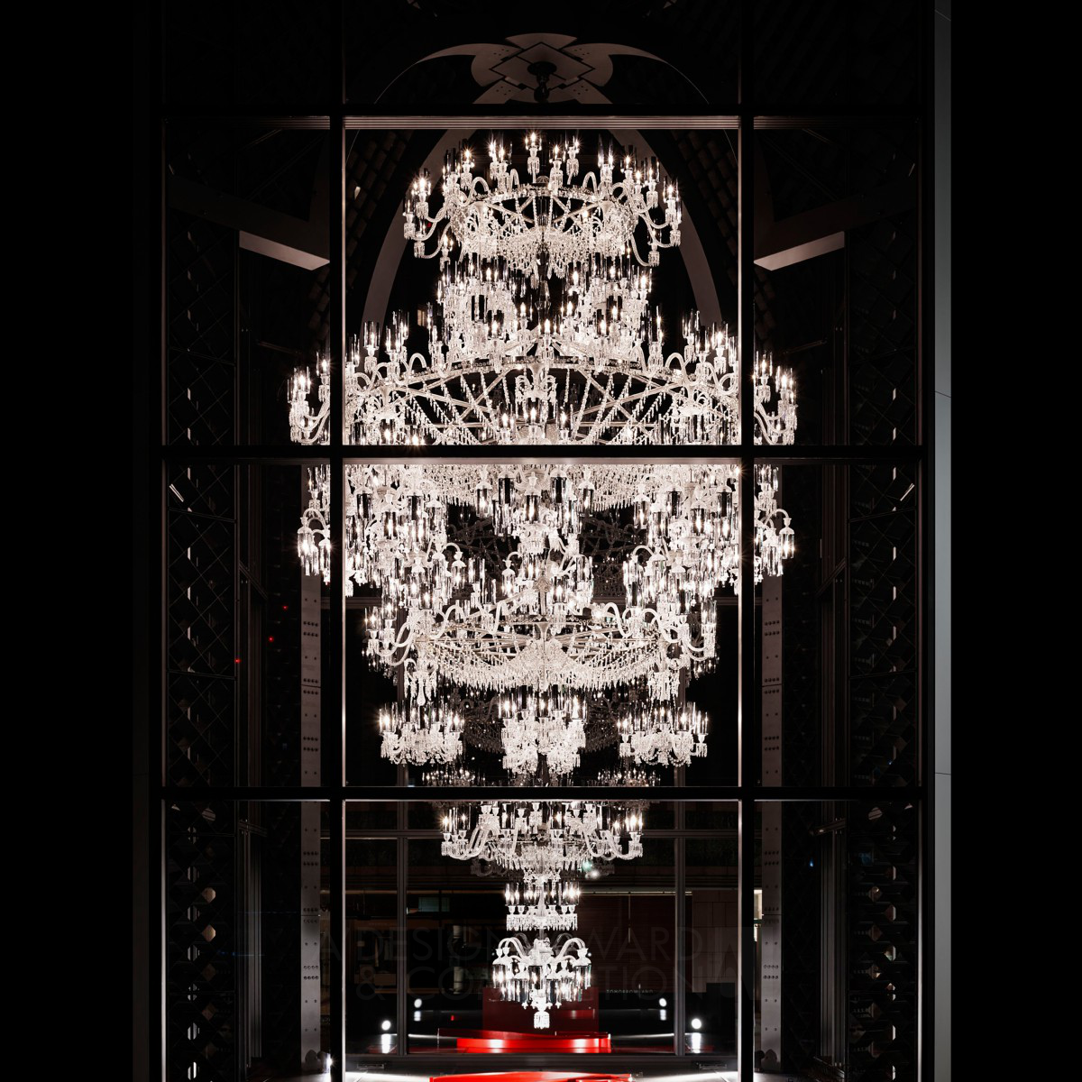 Baccarat 250th anniversary chandelier Lighting by Yasumichi Morita