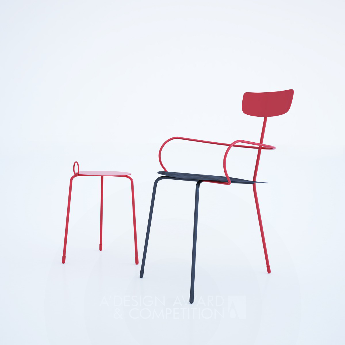 sedi_ale chair and stool by Krama Architects