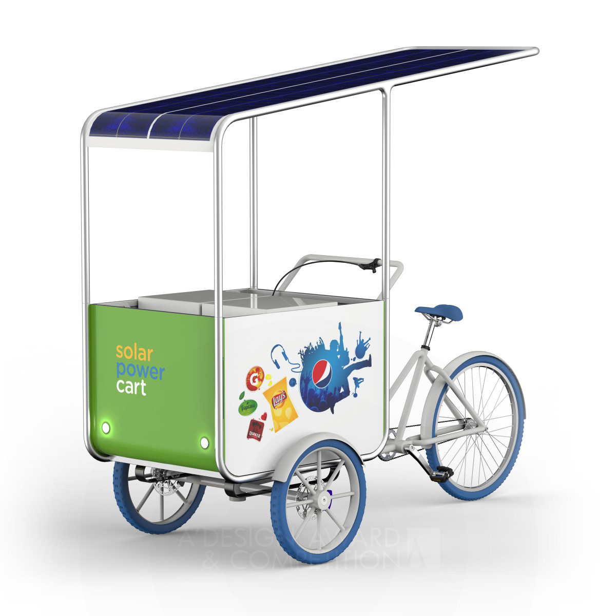 Pepsi Solar Cart Vending Cart Solar Cooler by PepsiCo Design and Innovation Silver Sustainable Products, Projects and Green Design Award Winner 2015 