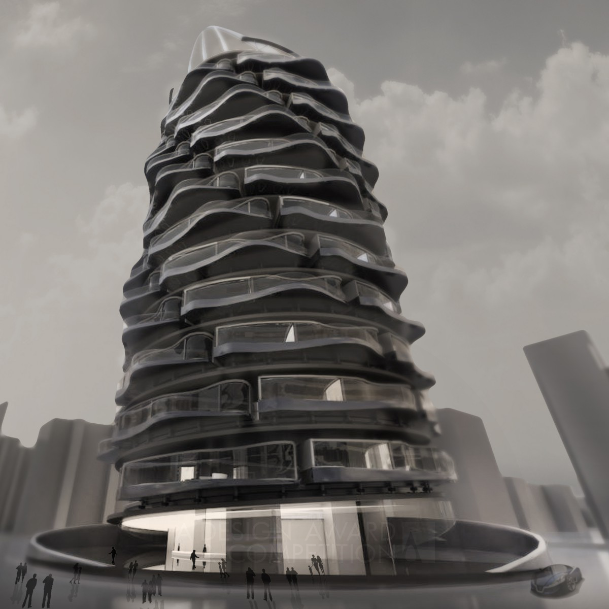 Turn to the Future Spiral Rotating Building by Yi-Chen (Shin) Kuo