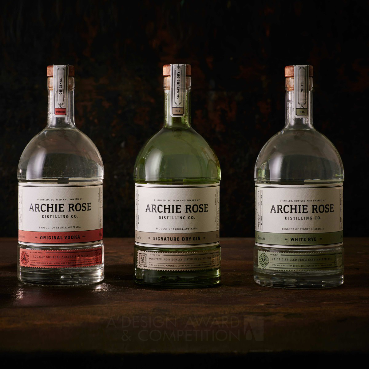 Archie Rose Distilling Co.  <b>Spirits Range Packaging