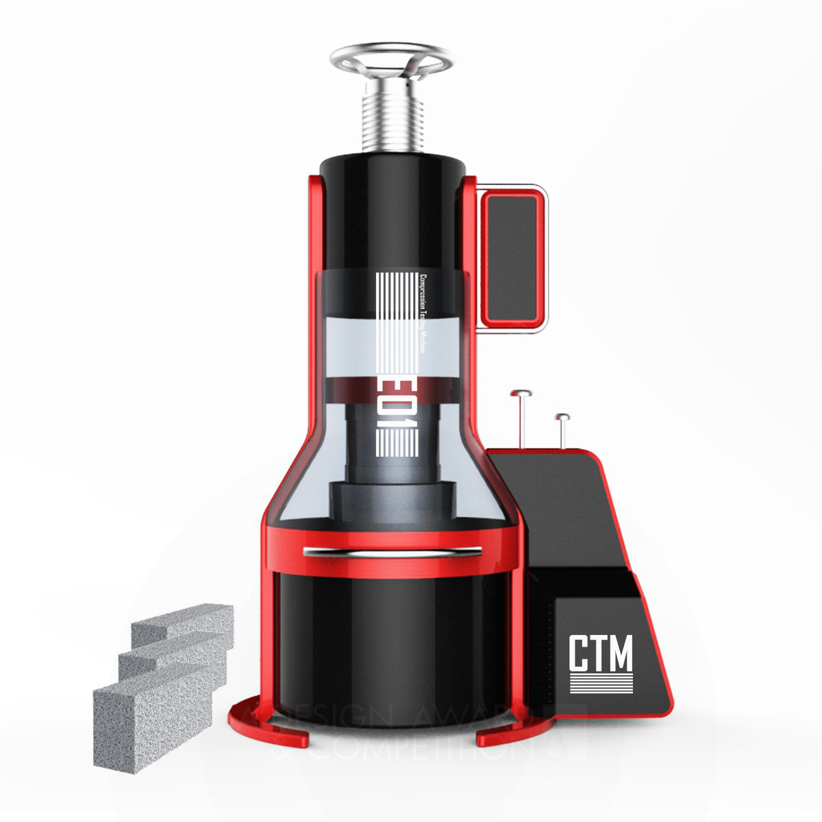 CTM Compression Testing Equipment by Universal Designovation Lab LLP Silver Scientific Instruments and Research Equipment Design Award Winner 2016 