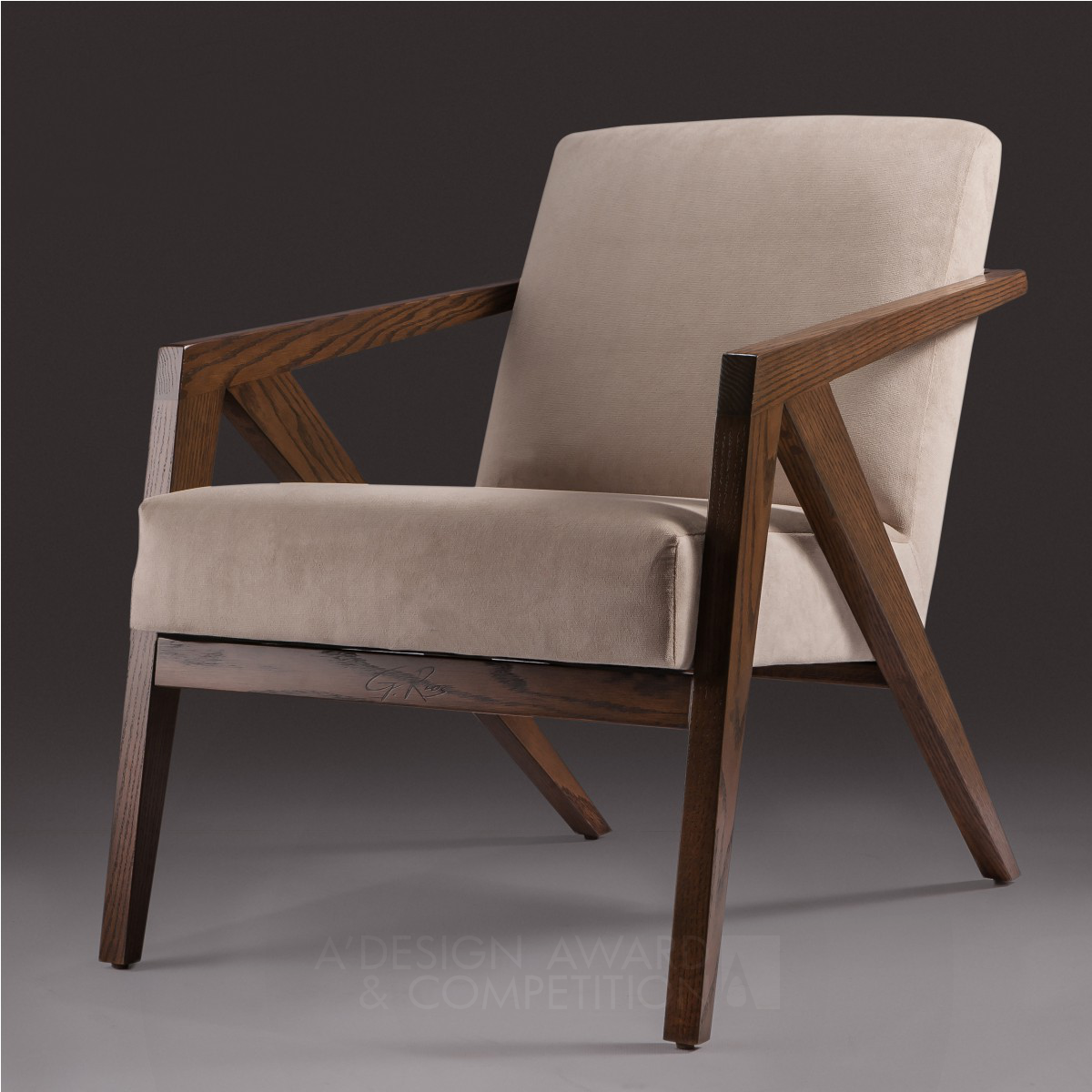 Geometric Lounge Chair/Dining Chair by Gerardo Ríos Altamirano