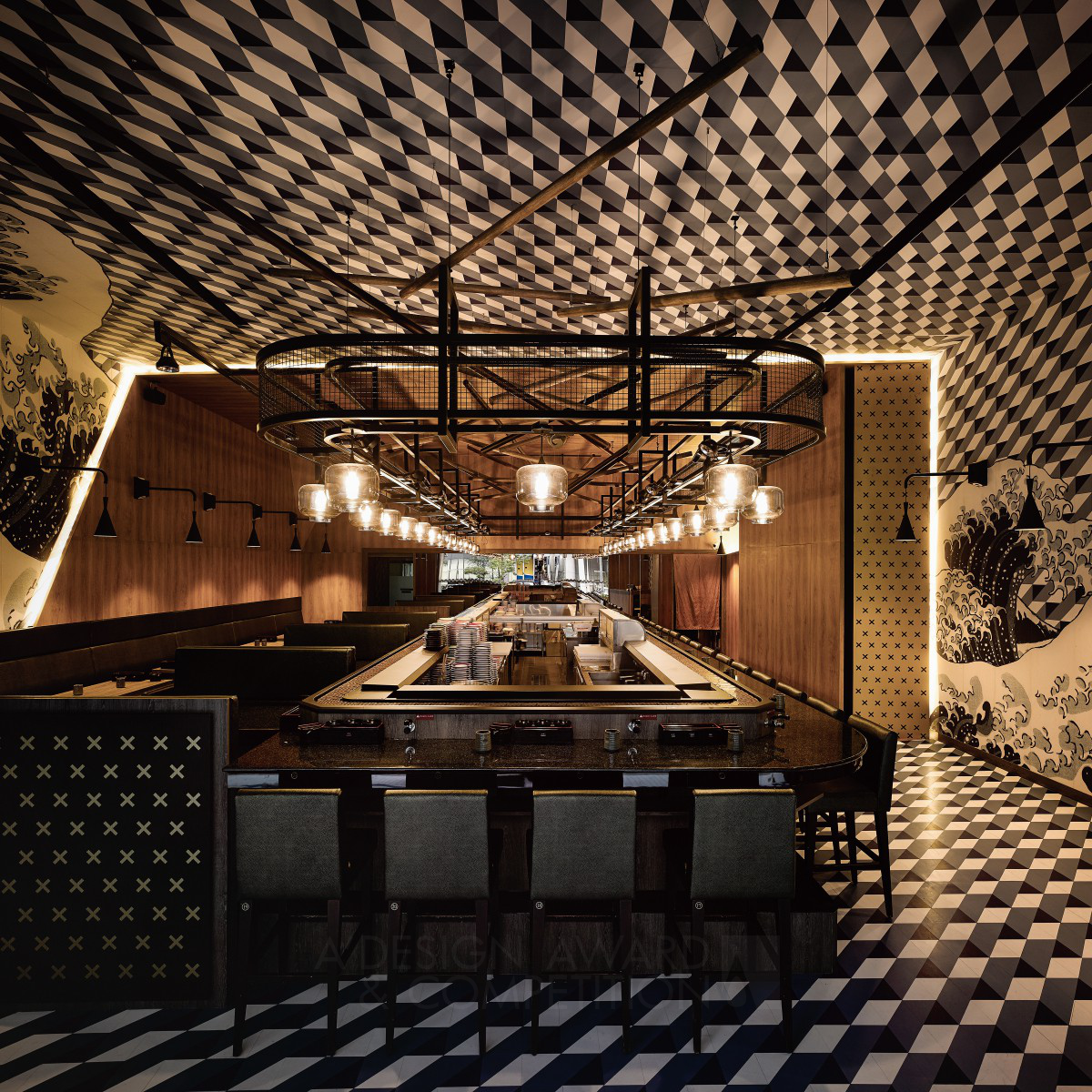 The Origins of Style Japanese Sushi Restaurant by Ahead Concept Design