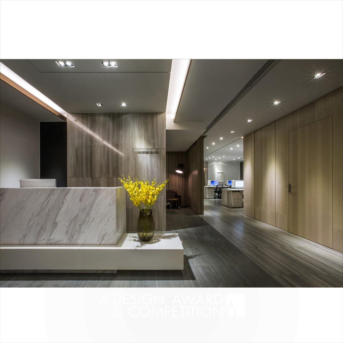 Huiqi Office interior space design by Wenzhi Liu
