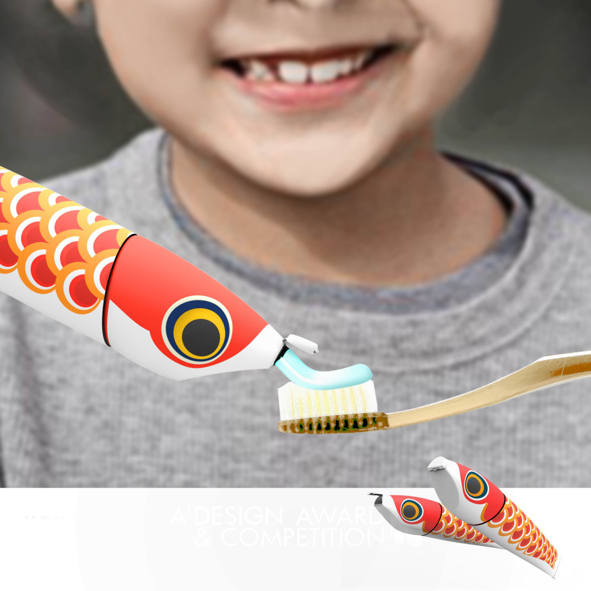 koinobori toothpaste toothpaste for children by Jieming Yu