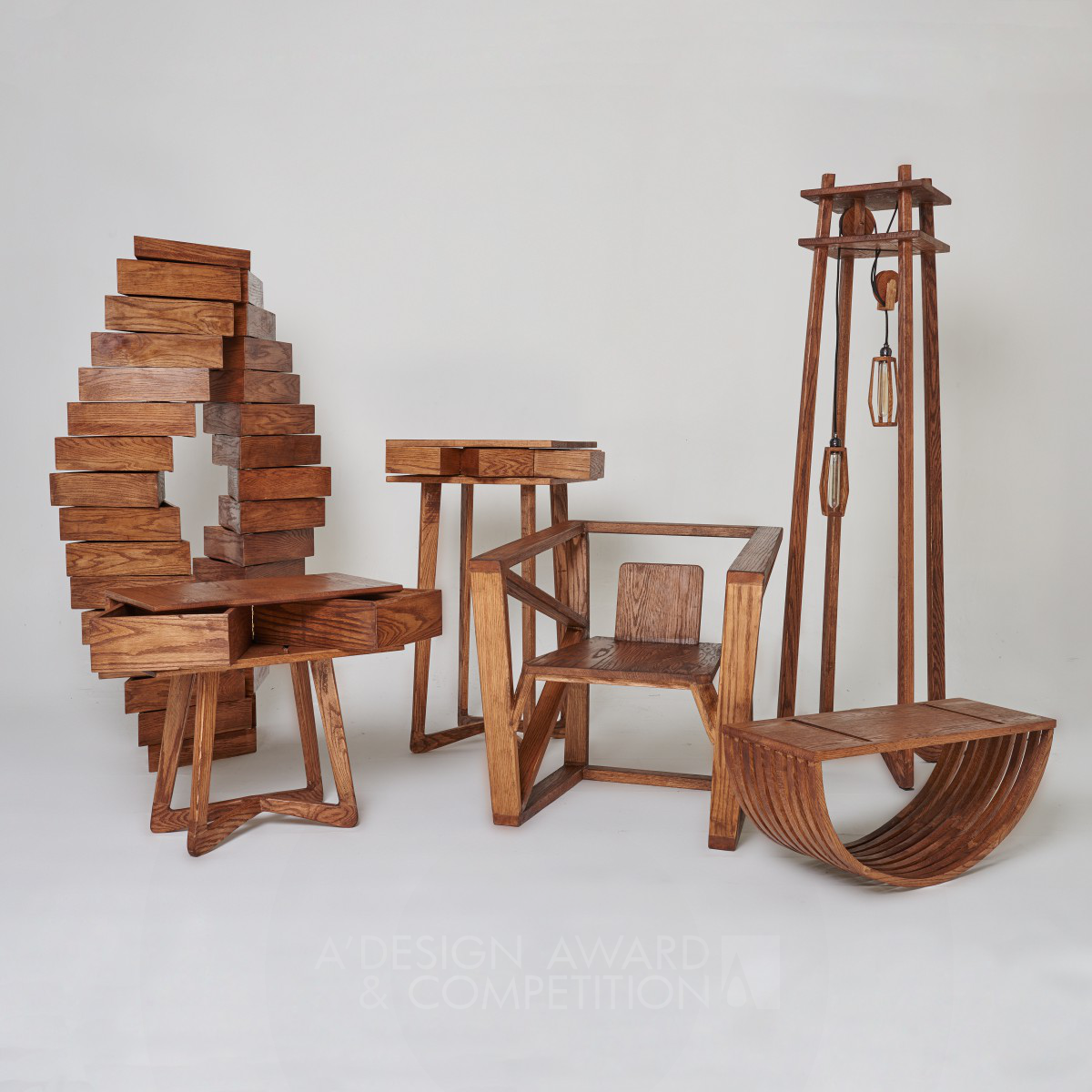 GEOMETRY Multifunctional furniture by Yifeng Wang