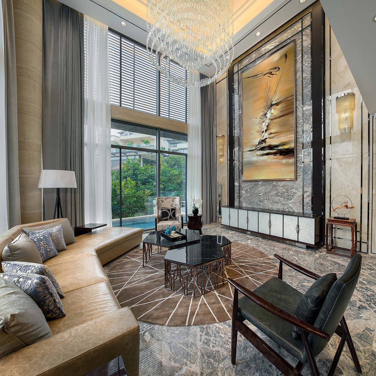 Chinese-Western of Luxury Residential House by Tony Cheng