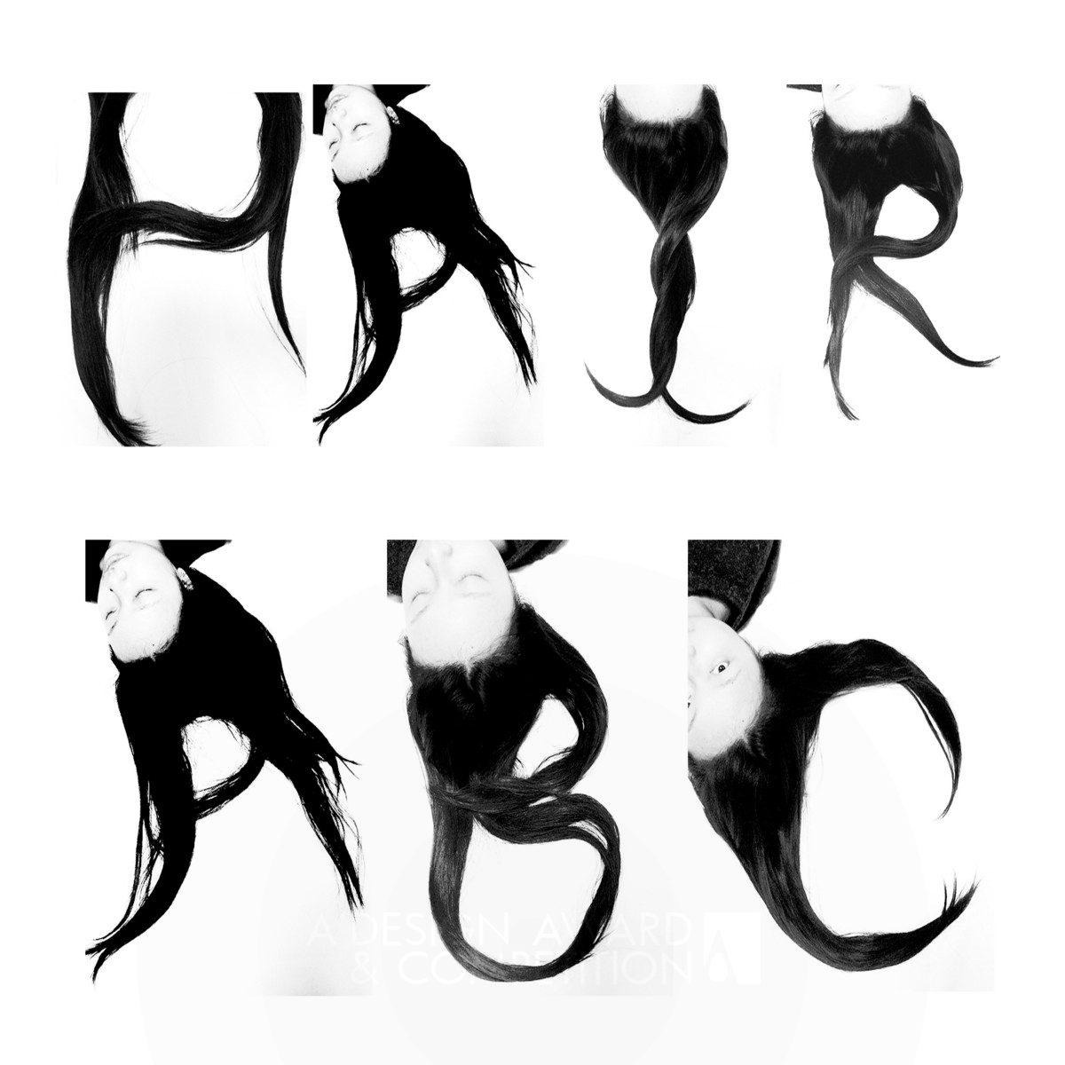 Hairtype type , font , graphic , design , latin by Yiyuan Ding