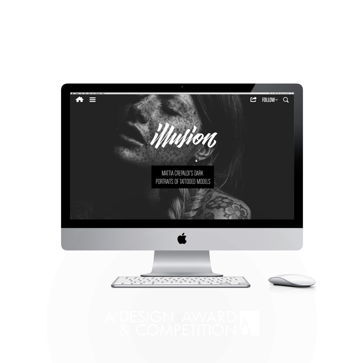 Illusion (Full-Screen Redesign)  Website by Adriana de Barros