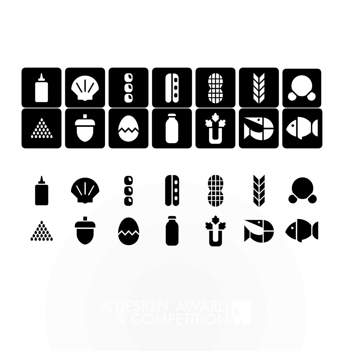 Signal Ethic <b>Food Allergies Pictograms