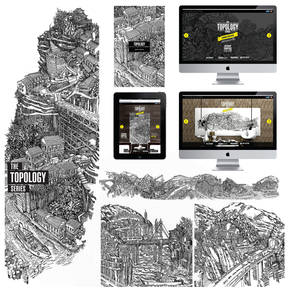 Topology Illustration by Leong Huang Zi Platinum Graphics, Illustration and Visual Communication Design Award Winner 2016 