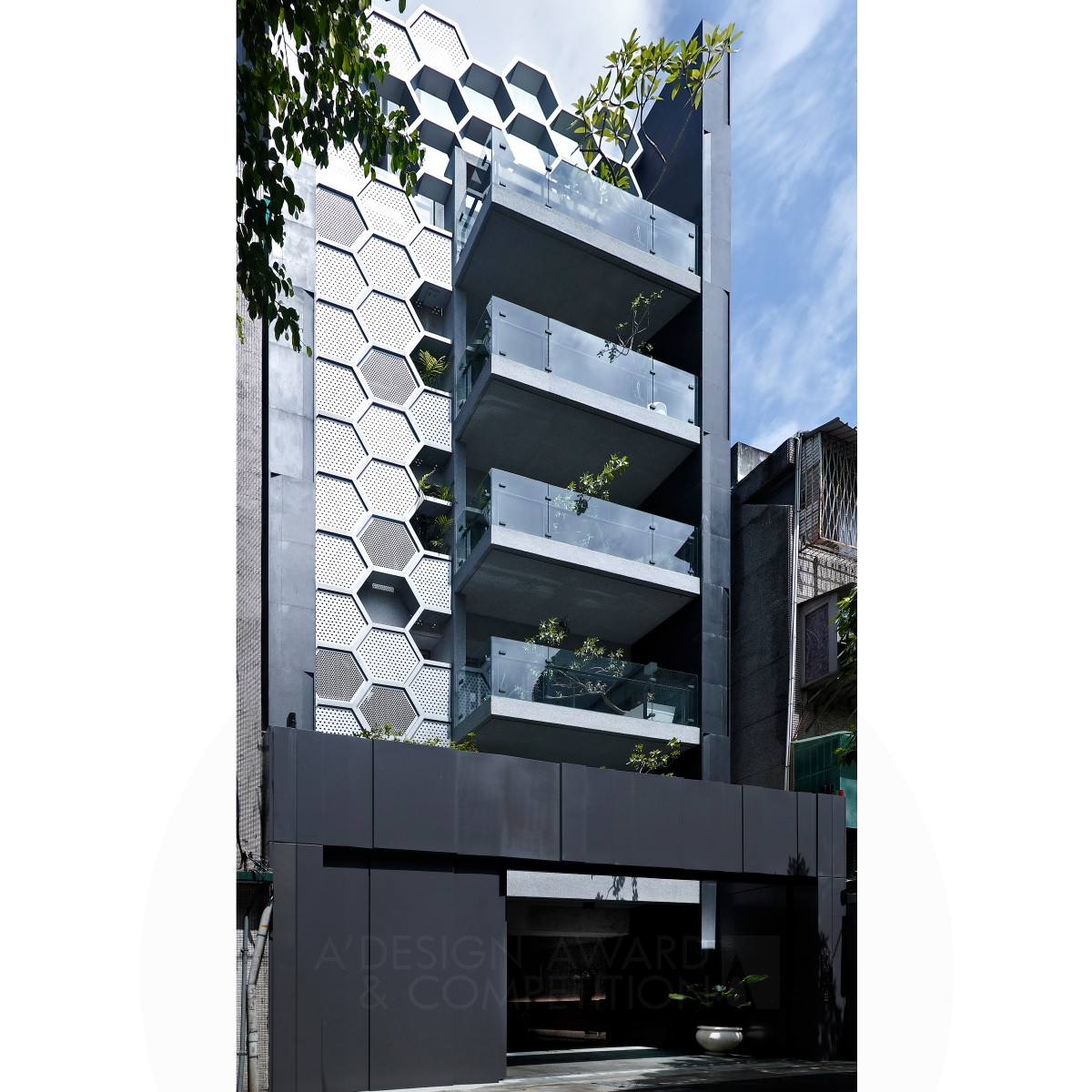 Gold Winner. The Honeycomb House by Create + Think Design Studio