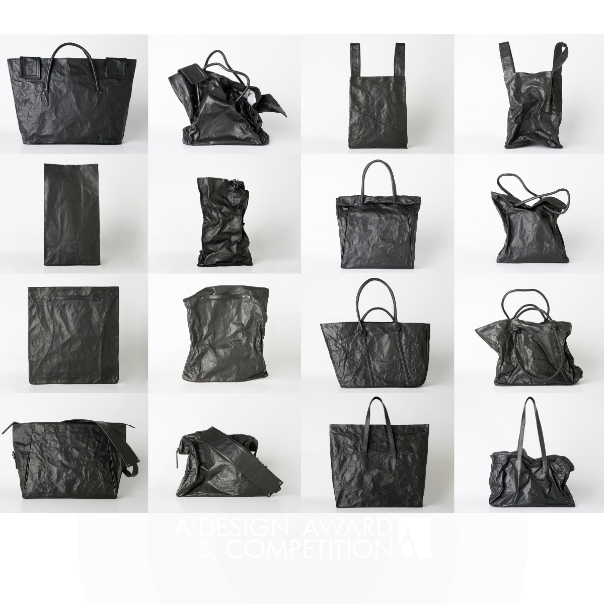 DUREN Crinkle leather Bag by Masaki Matsukawa