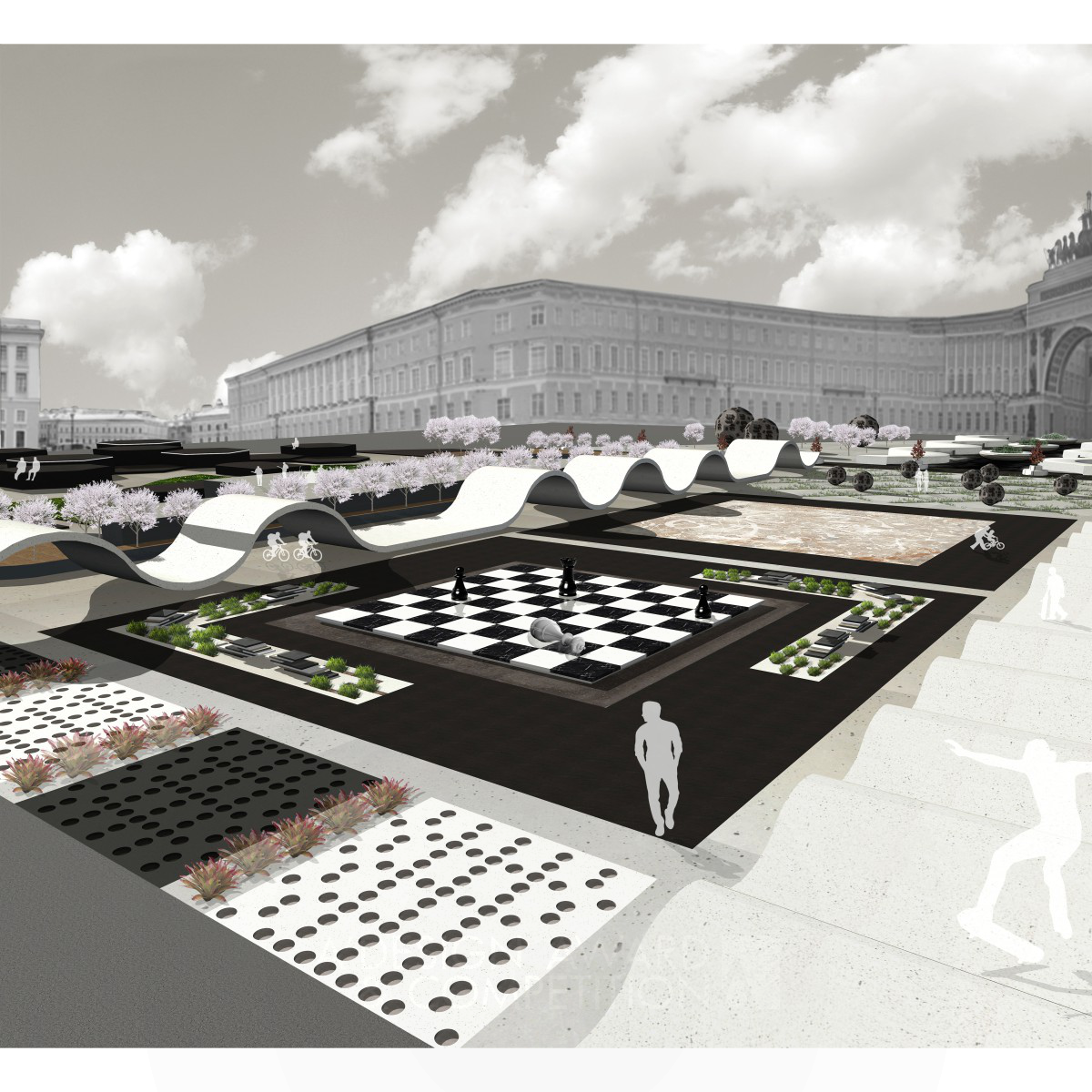 Winter Palace Square <b>Square Design Urban Planning