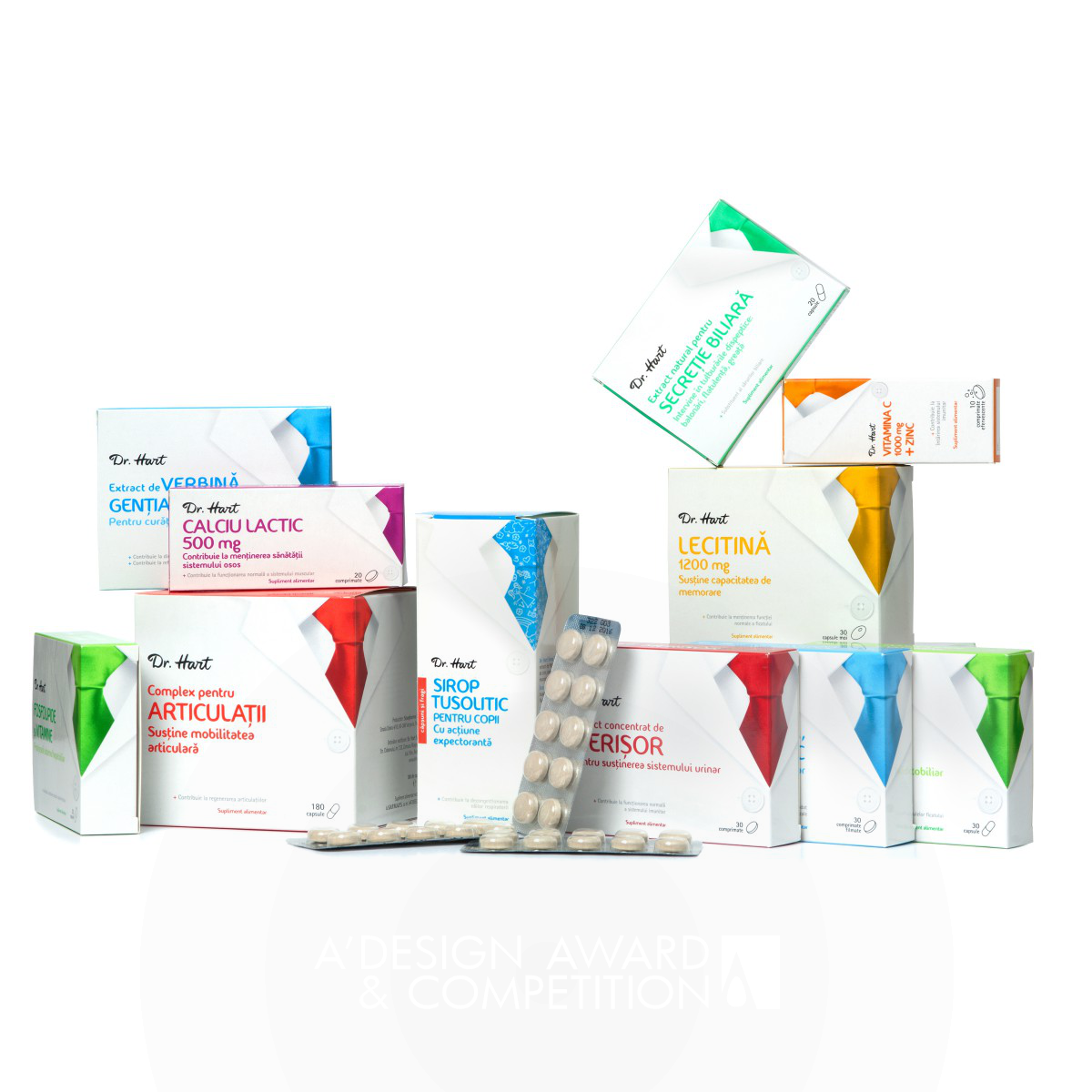 Dr. Hart Medicine packaging by Ampro Design