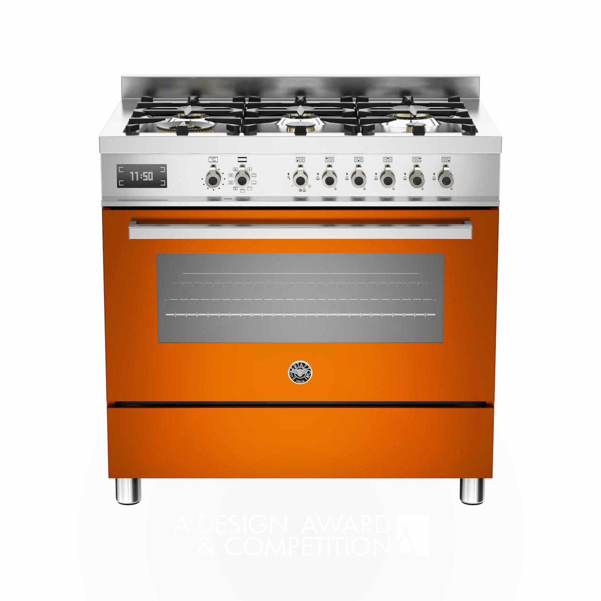 PRO90 6 MFE S AR Arancio Freestanding cooker