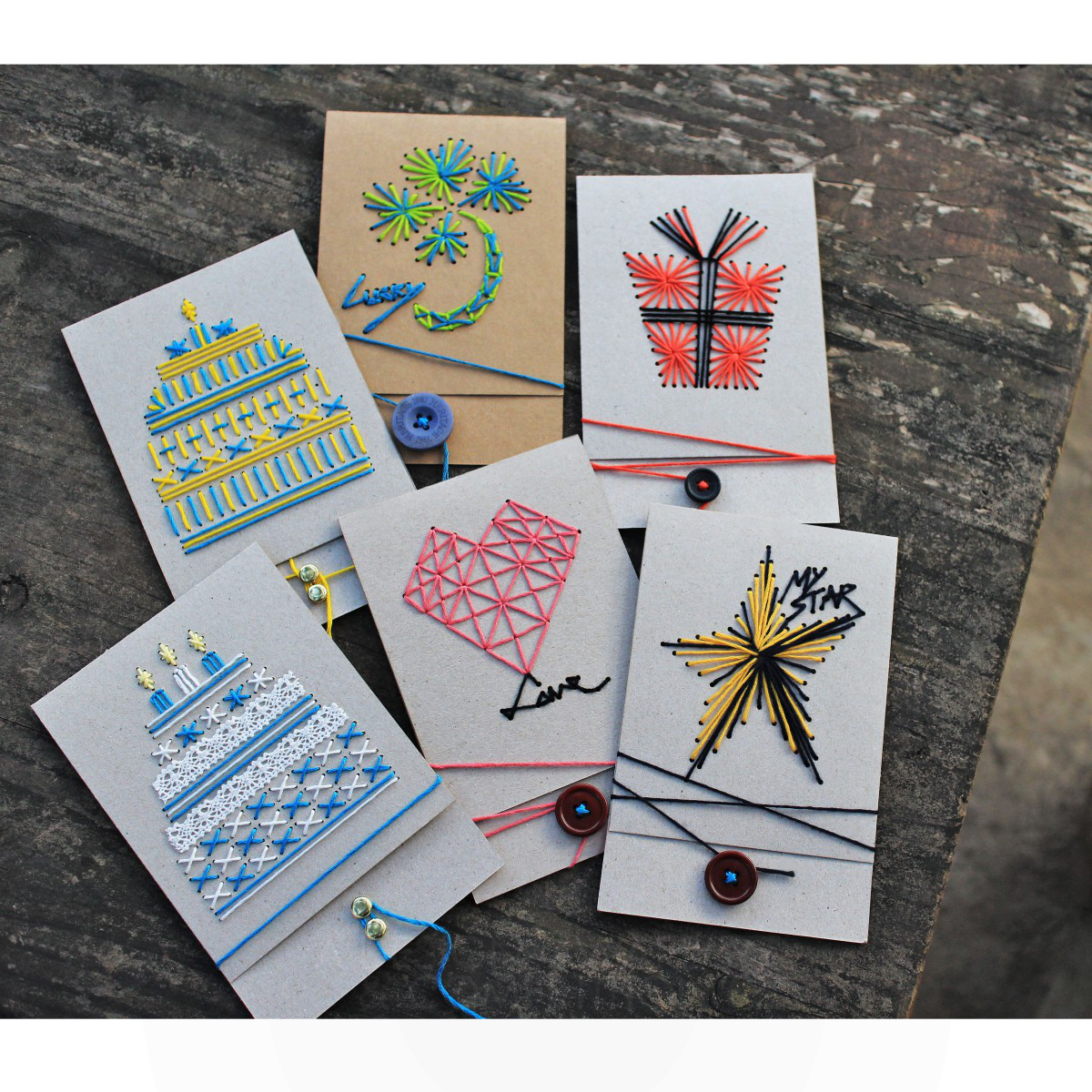 Stitching Gifts DIY card by Chang Hung Yu